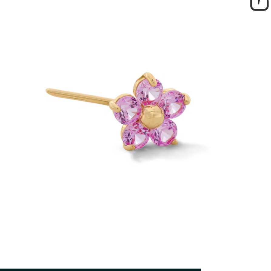 14k Solid Gold Nose Stud
